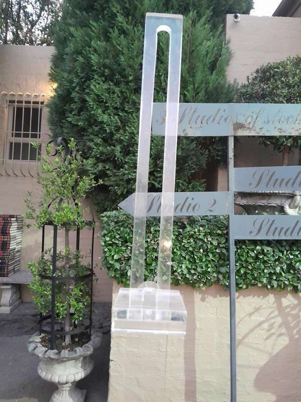 A 20th Century Perspex Easel