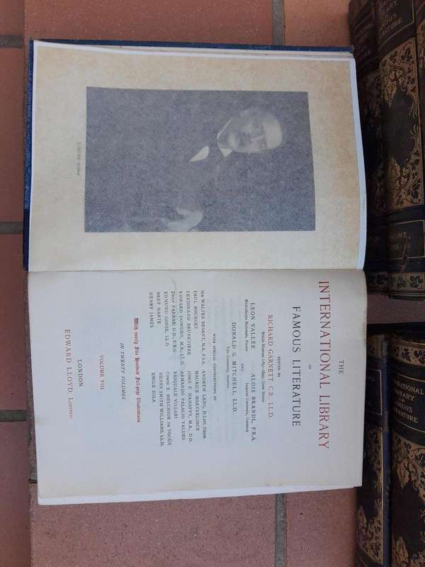 An Antique Collection of Twenty Books The International Library of Famous Literature