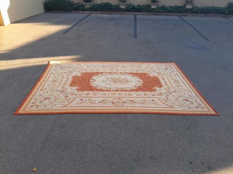 A French Style Aubusson Needlepoint Carpet / Rug