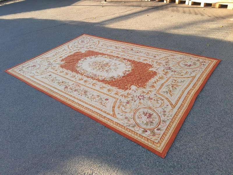 A French Style Aubusson Needlepoint Carpet / Rug