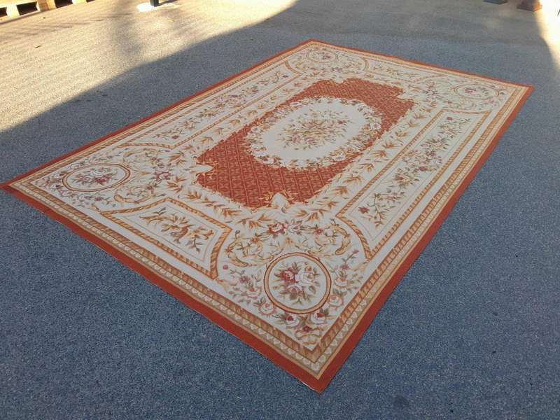 A French Style Aubusson Needlepoint Carpet / Rug