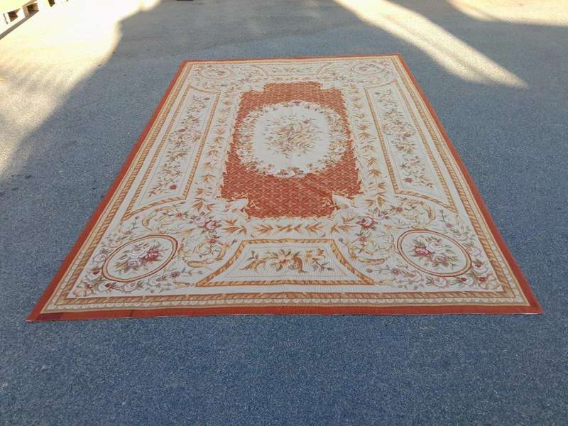 A French Style Aubusson Needlepoint Carpet / Rug