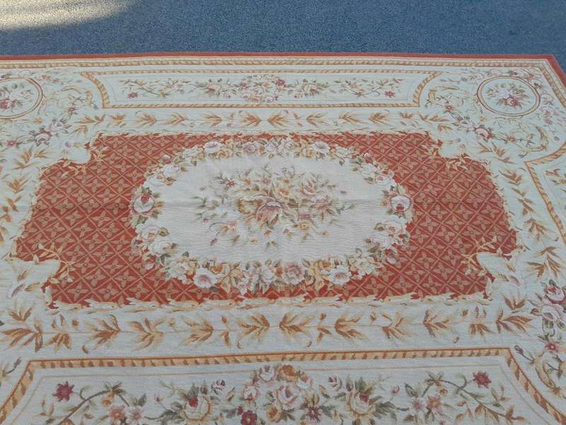 A French Style Aubusson Needlepoint Carpet / Rug