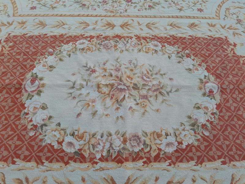 A French Style Aubusson Needlepoint Carpet / Rug