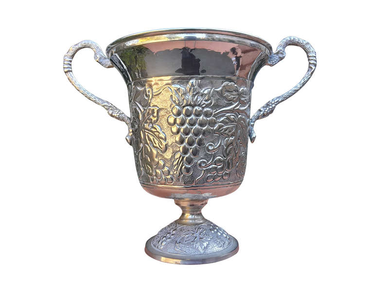 A 20th Century Silver Plate Victorian Style Champagne / Wine Cooler