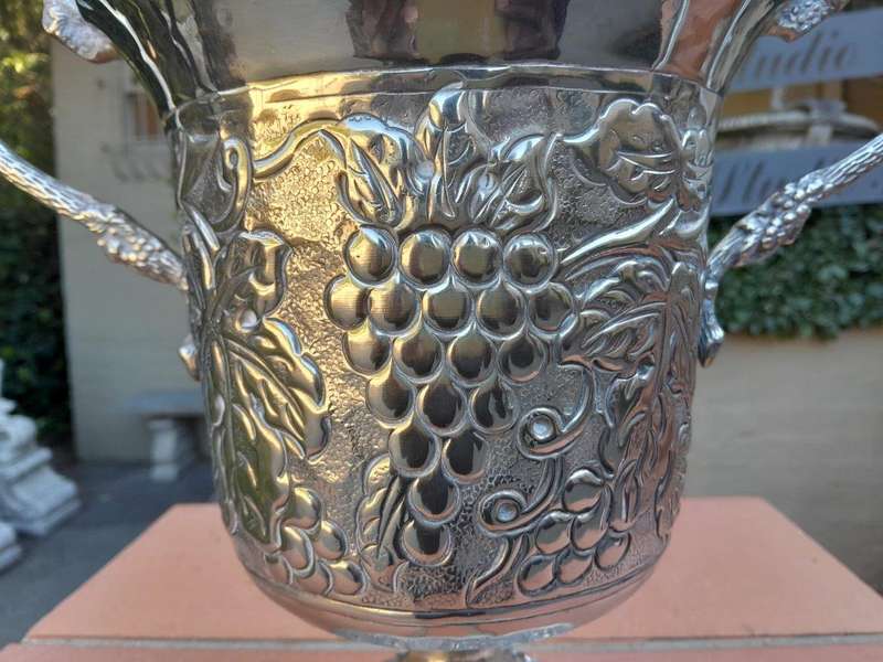 A 20th Century Silver Plate Victorian Style Champagne / Wine Cooler
