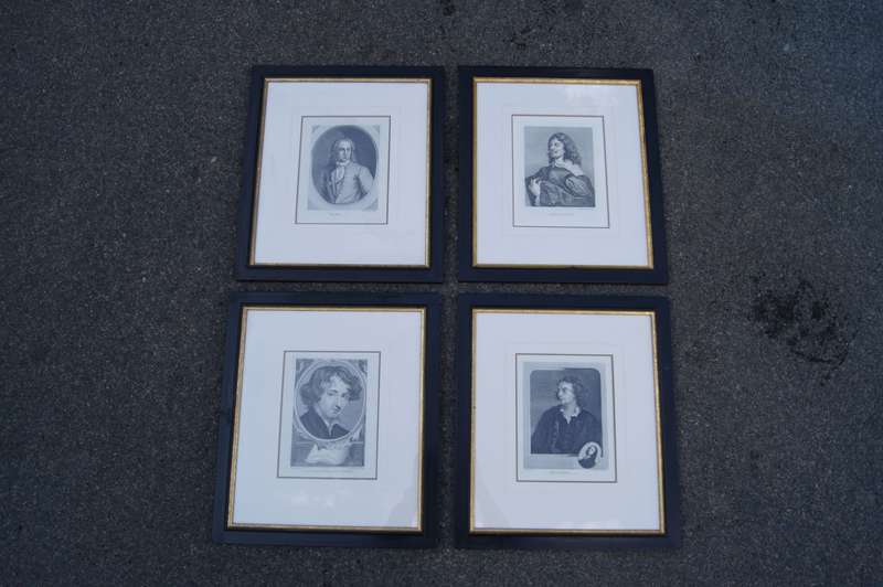 Set of 4 Framed Portrait Prints