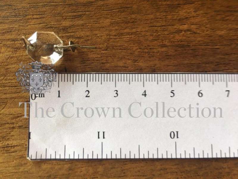 Octagonal flat back extra small