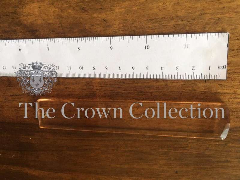 Ruler drop charcoal blade 14cm