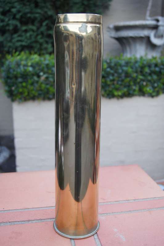 Brass Shell 1950 - 76mm in Perspex Casing / Box