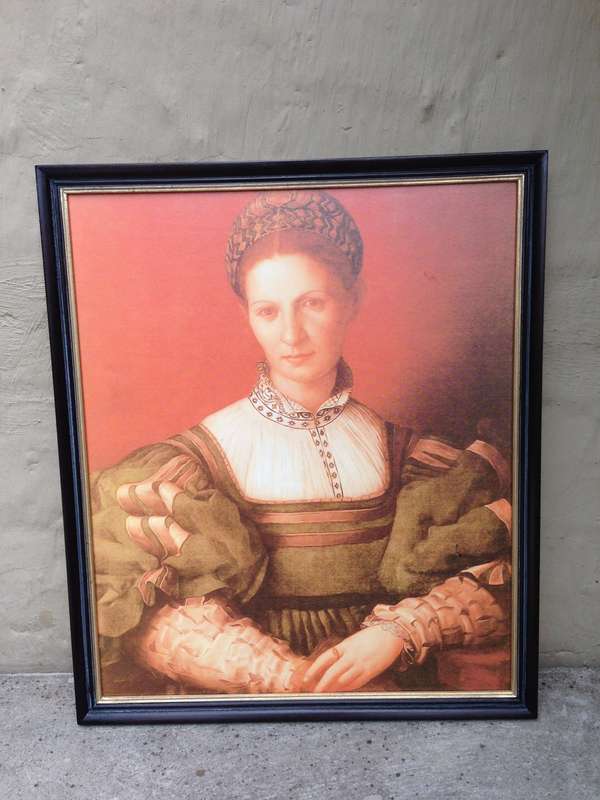 Canvas - Lady with Collar Dress