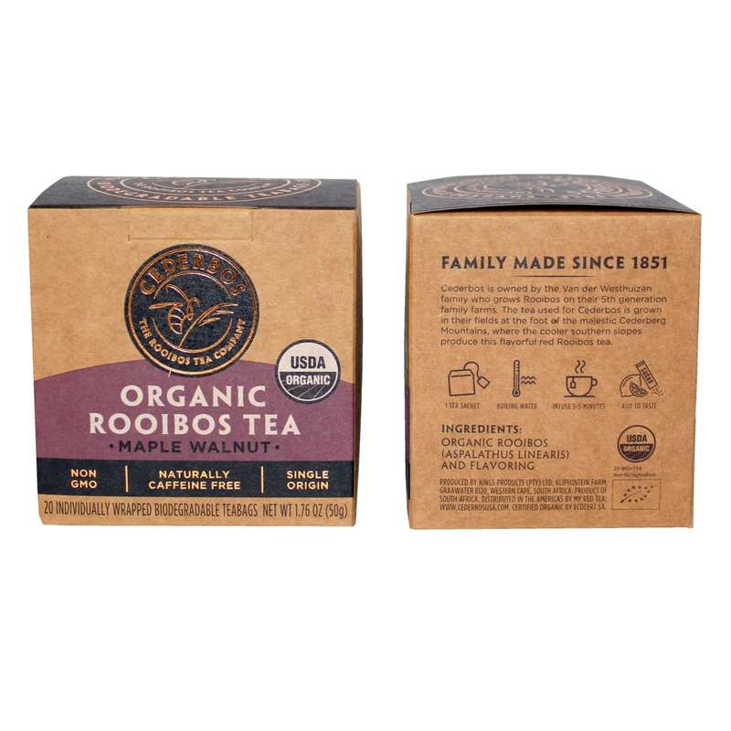 Cederbos - Organic Maple and Walnut Rooibos 30 teabags