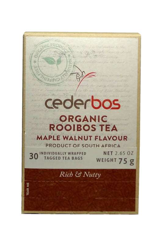 Cederbos - Organic Maple and Walnut Rooibos 30 teabags