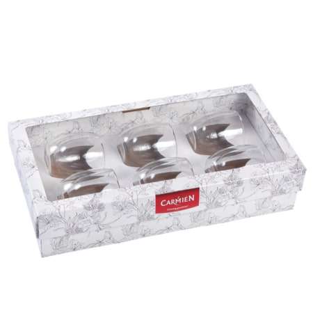 Carmien - Gift Pack with 6x120ml Double-wall Glass Cups