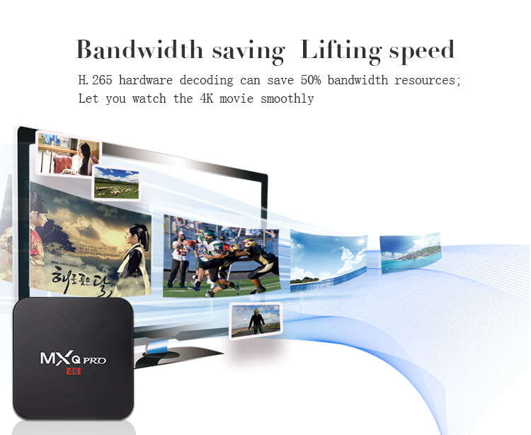MXQ Pro 4K Android TV Box and Wireless Remote - Special