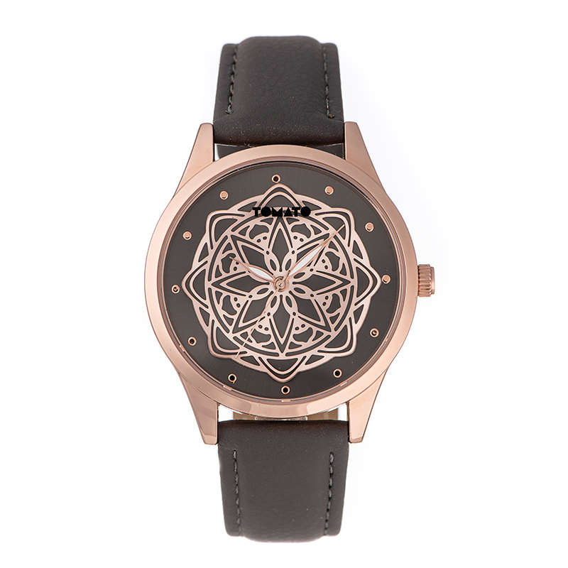 Tomato   T73-3164 Ladies Rose Gold With Grey Vegan leather  (NEW)