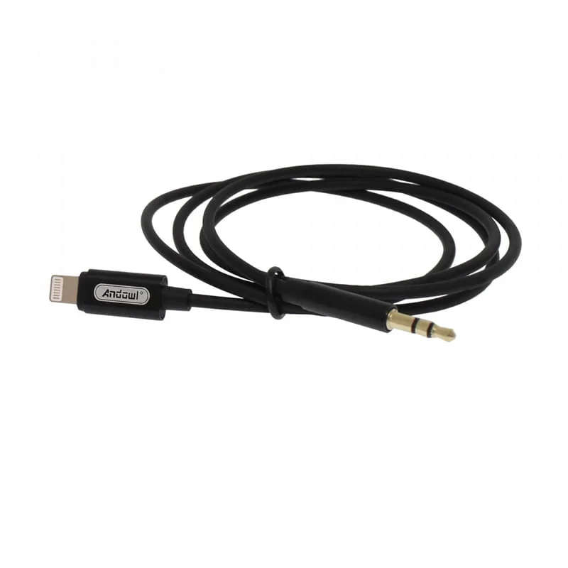 Andowl Audio cable 3.5mm jack male to Lightning 1m Q-A191  Audio Line to iOS