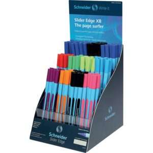 SLIDER EDGE XB - SIS DISPLAY OF 120 PENS ASSORTED