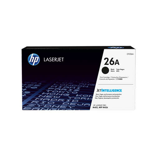 HP 26A Original Toner Cartridge  Black  CF226A  HP Laser Jet Toner