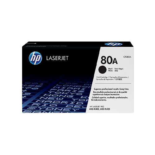 HP 80A Original Toner Cartridge  Black  CF280A  HP Laser Jet Toner