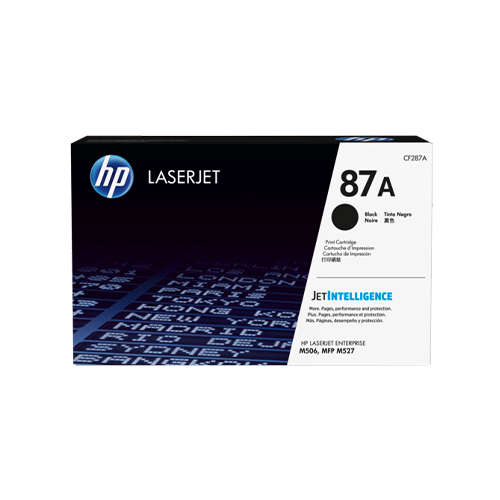 HP 87A Original Toner Cartridge  Black  CF287A  HP Laser Jet Toner