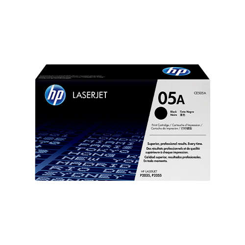 HP 05A Original Toner Cartridge  Black  CE505A  HP Laser Jet Toner