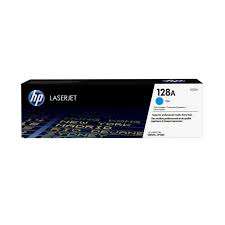 HP 128A Original Toner Cartridge  Cyan  CE320A  HP LaserJet Toner