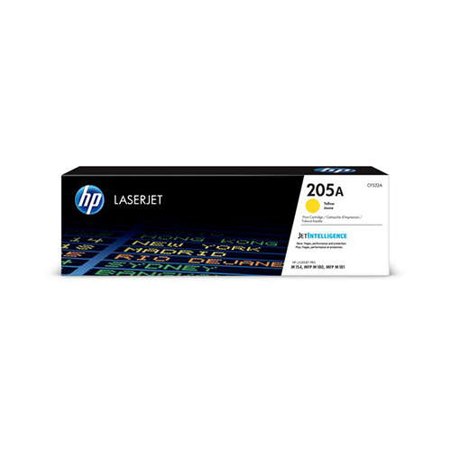 HP 205A Original Toner Cartridge  Yellow  CF352A  HP LaserJet Toner