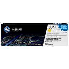 HP 304A Original Toner Cartridge -Yellow  CC532A  HP LaserJet Toner