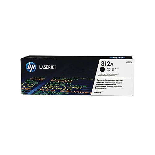 HP 312A Original Toner Cartridge  Black  CF380A  HP LaserJet Toner