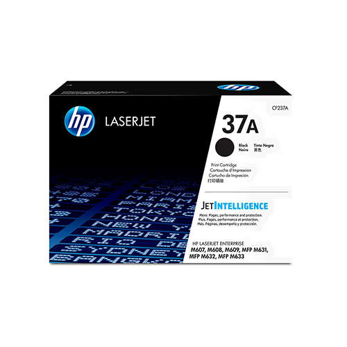 HP 37A Original Toner Cartridge  Black  CF237A  HP Laser Jet Toner