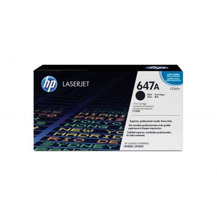 HP 647A Original Toner Cartridge-Black-CE260A-HP LaserJet Toner