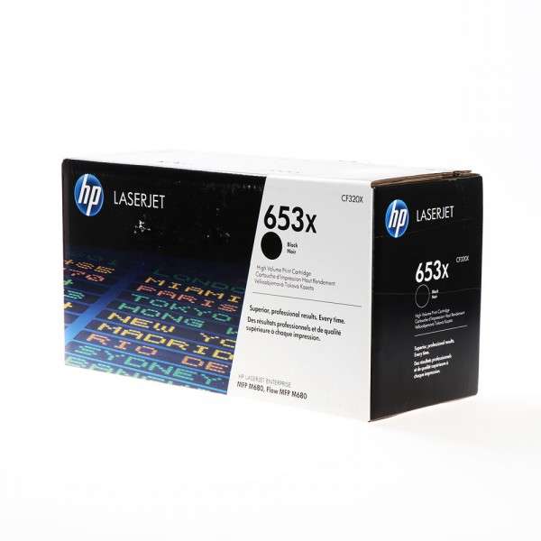HP 653X Original Toner Cartridge  Magenta  CF320X  HP LaserJet Toner