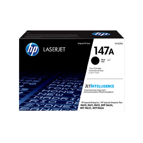 Hp 147A Original Toner Cartridge  Black  W1470A  HP LaserJet Toner
