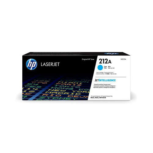 Hp 212A Original Toner Cartridge  Cyan  W2121A  HP LaserJet Toner