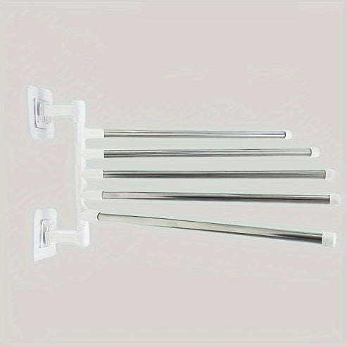 Adjustable Stainless Steel Wall Mounted Towel Rack