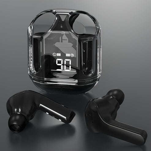 Wireless Earbuds 40 Hours Playback Wireless Digital Display Charging Case IPX4 Waterproof Earbuds