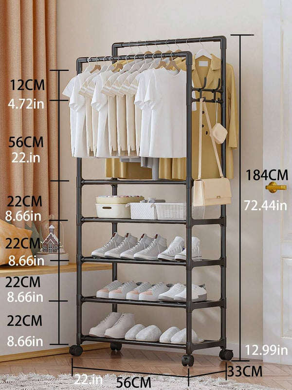 INTERGRATED FRAME SHOE RACK
