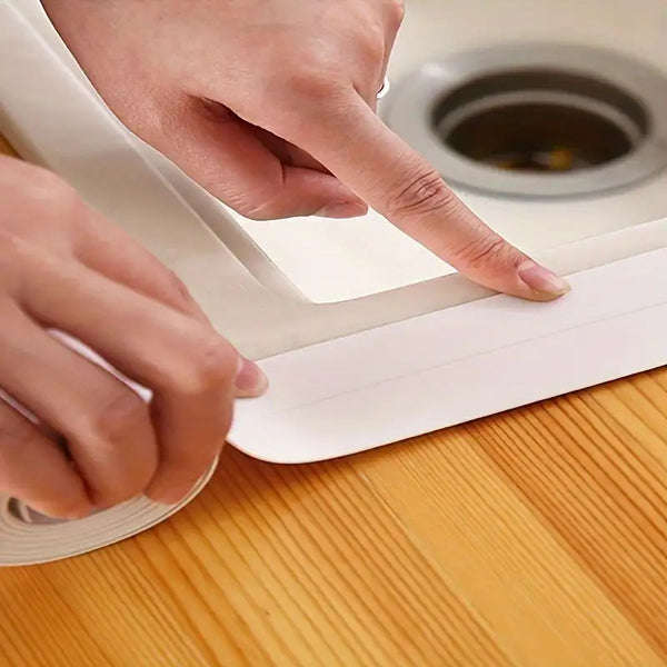 1 Roll 1 Meter Waterproof White Self
