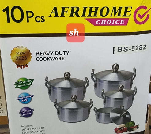 10PCS HEAVY DUTY COOKWARE