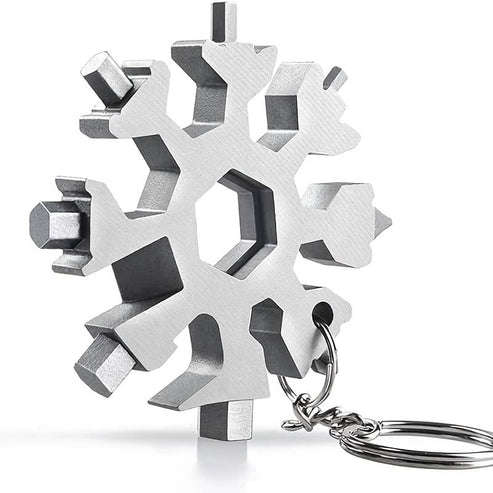 18 In 1 Snowflake Multitool Christmas Stocking Stuffer Snowflake Multi-Tool Screwdriver