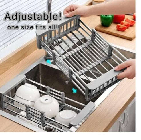 XF0873 Multi-Functional Drain Rack With Adjustable Arms Holder