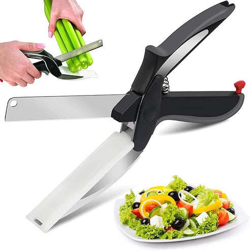 Aorlis AO-78332 Kitchen Scissors With Bult-in Cutting Board