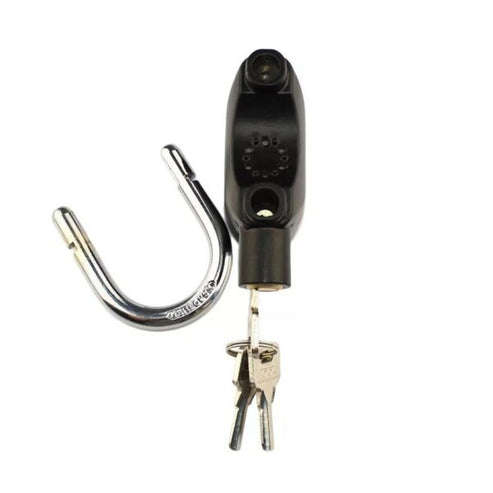 Black Waterproof Siren Alarm Padlock for Motorcycle Bike Bicycle