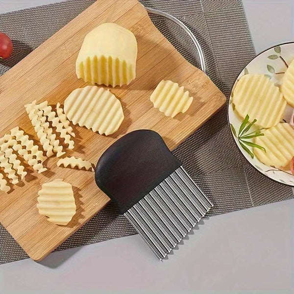 Versatile Stainless Steel Wave Cutter