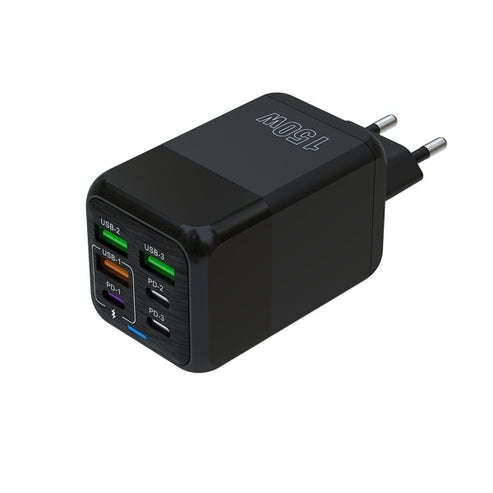 150W Super Fast Charger 3 x USB Port And 3 x PD Port