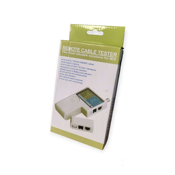 SE-L155 4 In 1 Remote Cable Tester for RJ11/RJ45/USB/BNC Cables