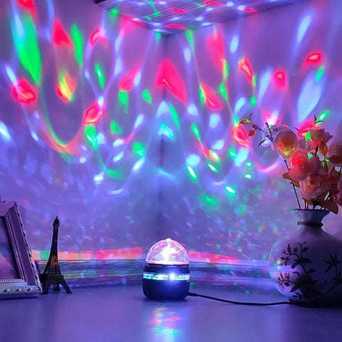 Rotation RGB Mini Magic Ball Light
