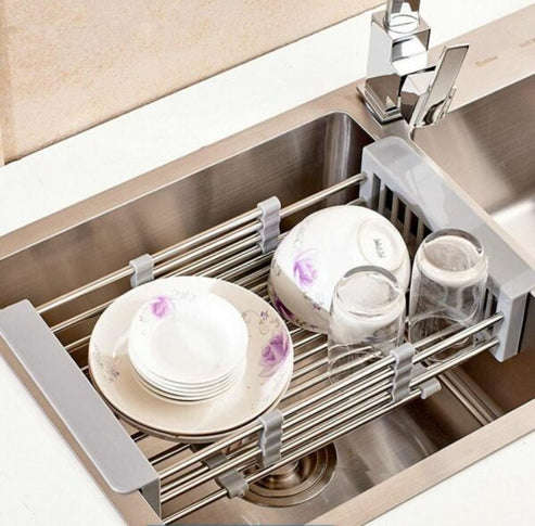 XF0873 Multi-Functional Drain Rack With Adjustable Arms Holder