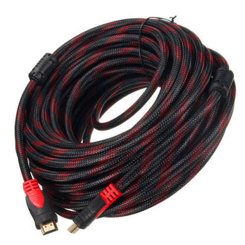 20M HDMI Cable v1.4 Gold High Speed HDTV UltraHD HD 2160p 4K 3D